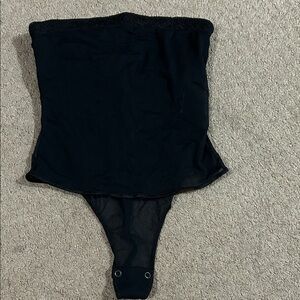 Cosabella Black Strapless Bodysuit
